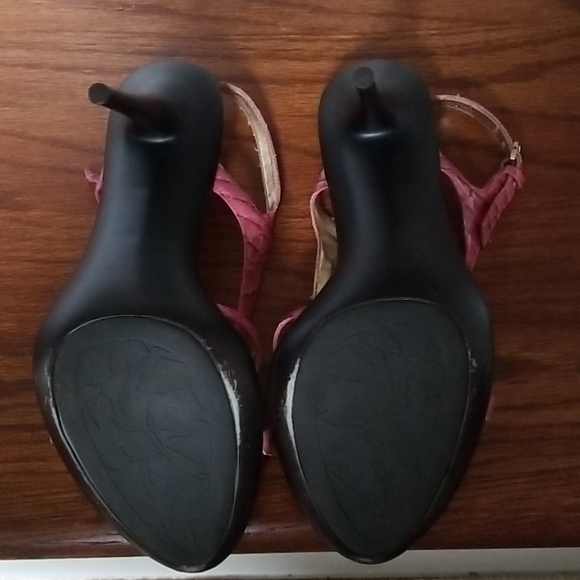 CARLOS SANTANA PINK SLINGBACK  HEELS SIZE 6.5 - Picture 5 of 7